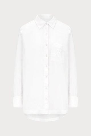 Nudea Organic Cotton PJ Shirt White