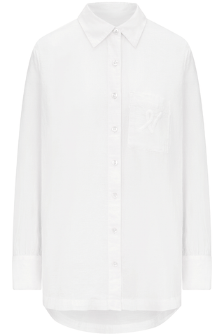 Nudea Organic Cotton PJ Shirt White