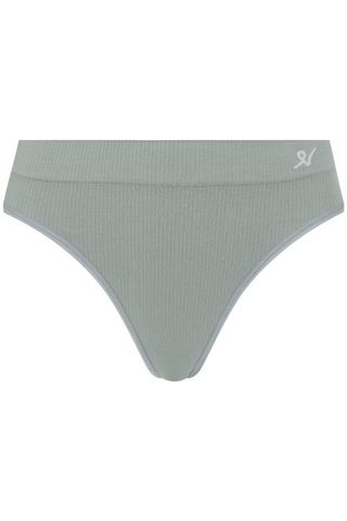 Nudea Tencel™ Seamless High Leg Brief Storm Grey