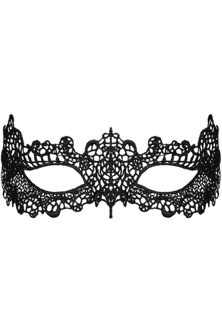 Obsessive A701 Guipure Lace Mask Black