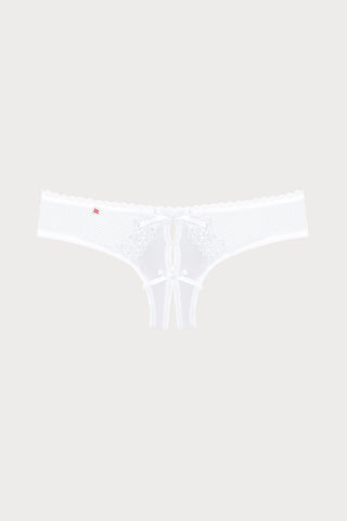 Obsessive Alabastra White Crotchless Thong