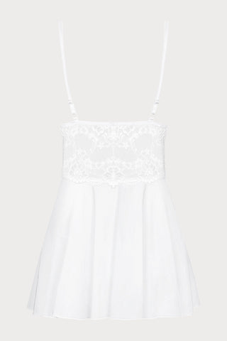 Obsessive Babydoll & Thong Set White