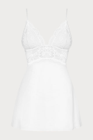 Obsessive Babydoll & Thong Set White