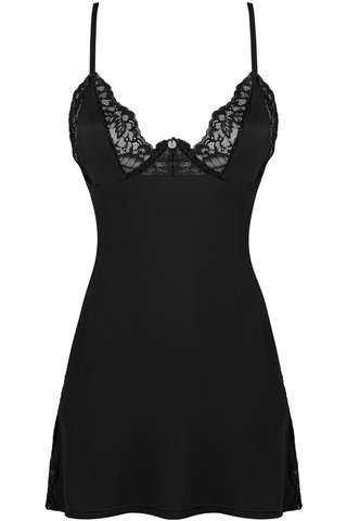 Obsessive Bellastia Chemise & Thong Black