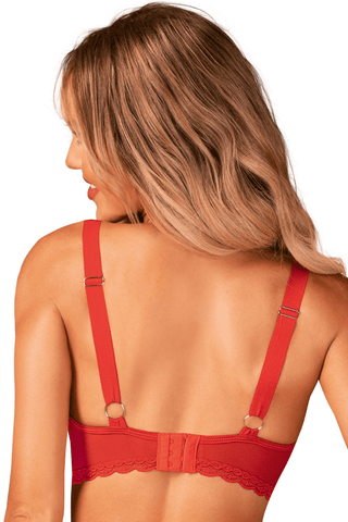 Obsessive Belovya Padded Underwired Bra Red