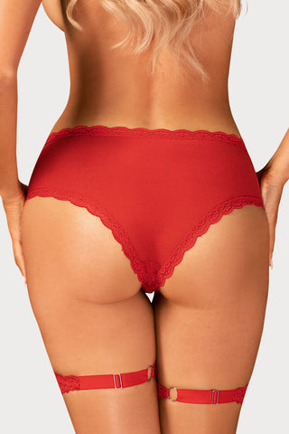Obsessive Belovya Harness Brief Red