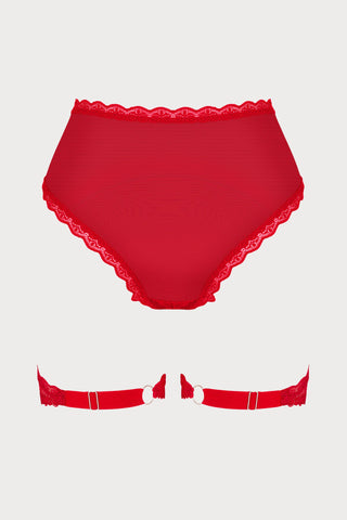 Obsessive Belovya Harness Brief Red