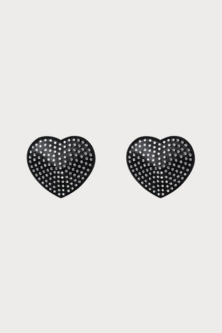 A750 Crystal Heart Nipple Covers