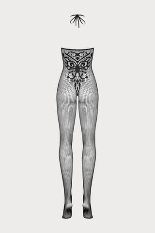 Obsessive G308 Crotchless Halterneck Bodystocking Black