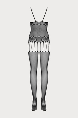 Obsessive F235 Crotchless Bodystocking Black