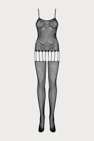Obsessive F235 Crotchless Bodystocking Black