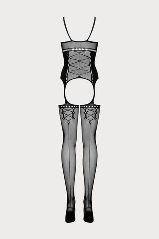 Obsessive G314 Crotchless Bodystocking Black