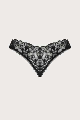 Obsessive Donna Dream Crotchless Thong Black
