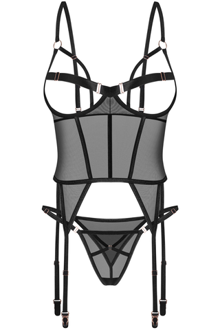 Obsessive Euridia Cupless Corset & Thong