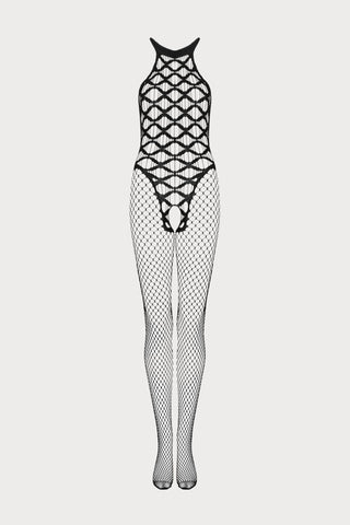 Obsessive G332 Open Crotch Bodystocking Black