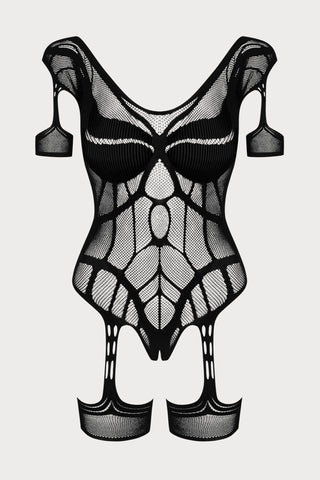 Obsessive G334 Crotchless Bodystocking Black