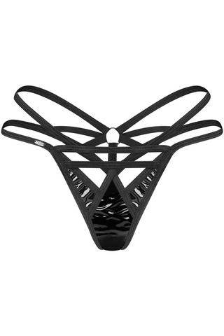 Obsessive Keira Lise Black Strappy Thong