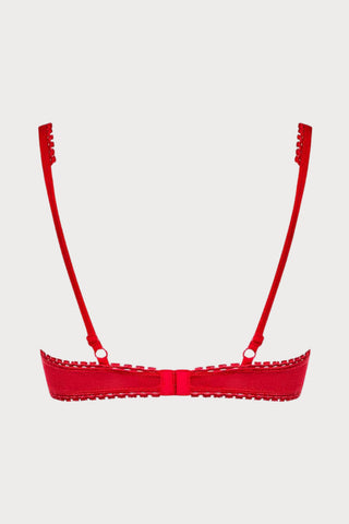 Lovica Red Half Cup Bra
