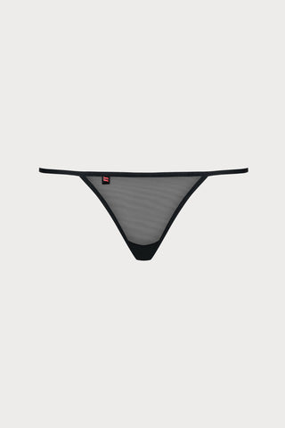 Luiza Black Mini Thong