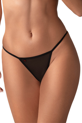 Obsessive Luiza Mini Thong Black