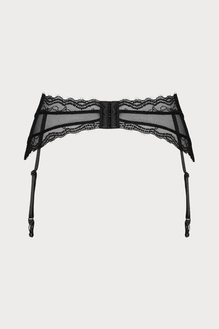 Obsessive Medilla Suspender Belt Black