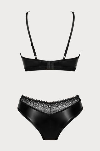 Obsessive Norides Wire Bra & Brief Black