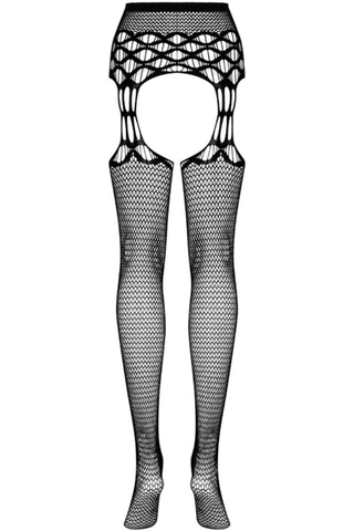 Obsessive S816 Garter Tights Black