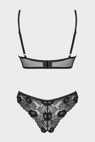 Obsessive Serena Love Underwired Bra & Brief Black