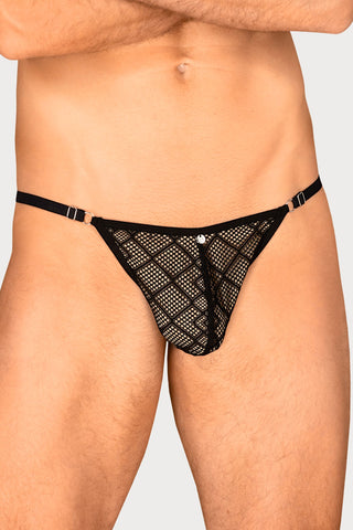 Obsessive Severio Men's Mini Thong Black