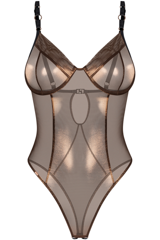 Obsessive Soranna Crotchless Thong Bodysuit