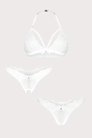 Weddya Bra, Thong & Crotchless Thong Set