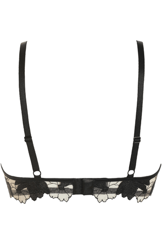 Prelude La Dolce Vita Underwired Half Cup Bra Black