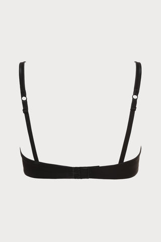 Les Nuits Folles Bandeau Bra in Black