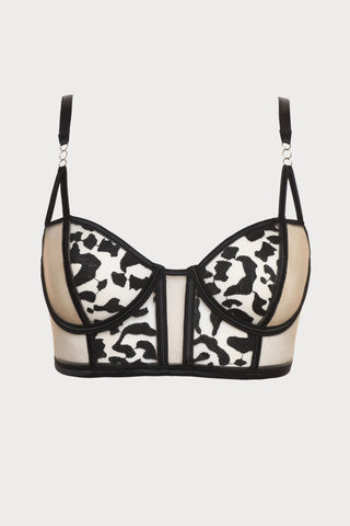 Les Nuits Folles Bustier in Black