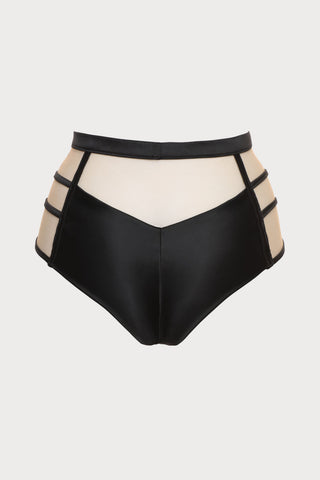 Les Nuits Folles High Waist Brazilian in Black