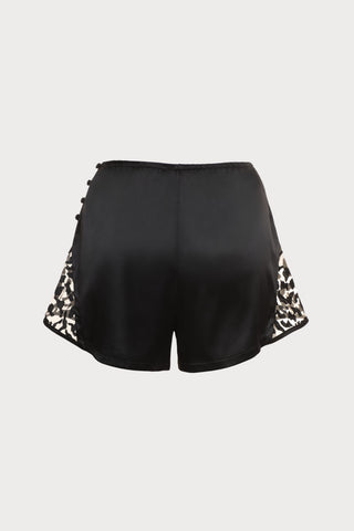 Les Nuits Folles Shorts in Black, Size L (UK 12)