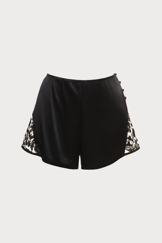 Les Nuits Folles Shorts in Black, Size L (UK 12)
