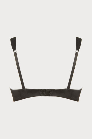 Marlene Underwired Bra with Swarovski Crystals in Black