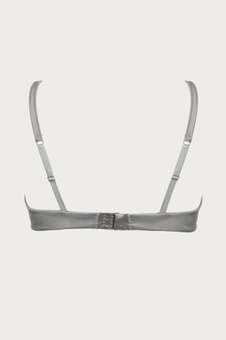 Marlene Underwired Bra with Swarovski Crystals in Grey