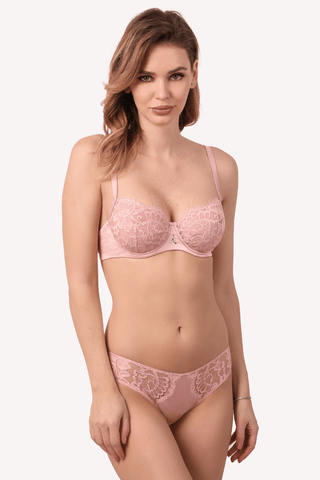 Prelude Marlene Pink Underwired Bra