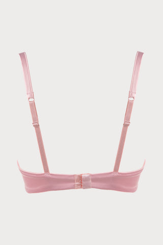 Marlene Underwired Bra with Swarovski Crystals in Pink
