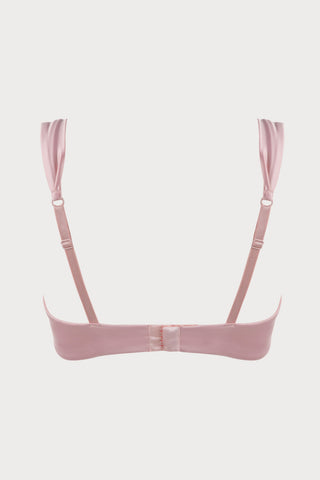 Marlene Underwired Bra with Swarovski Crystals in Pink