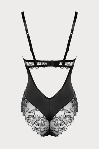 Pearl Black Brazilian Bodysuit