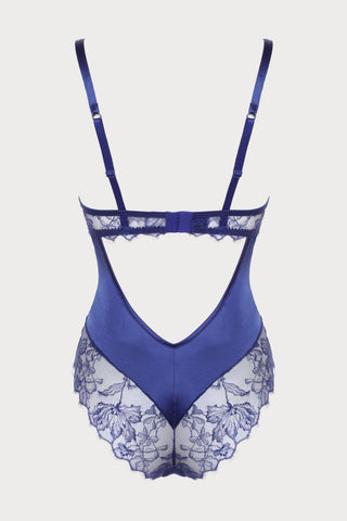Pearl Blue Brazilian Bodysuit