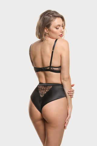 Prelude Pearl Black Lace Full Cup Bra