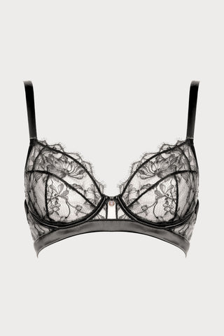 Pearl Black Full Cup Bra