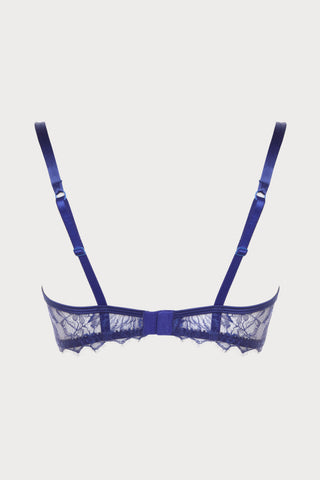 Pearl Blue Half Cup Bra