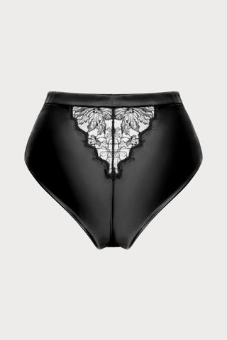 Pearl Black High Waist Brief