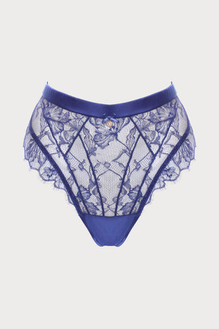 Pearl Blue High Waist Brief