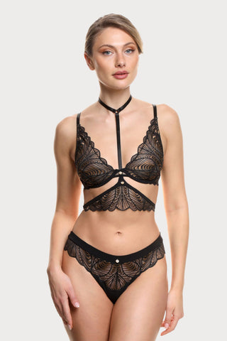 Prelude Seduction Lace Harness - Naughty Knickers